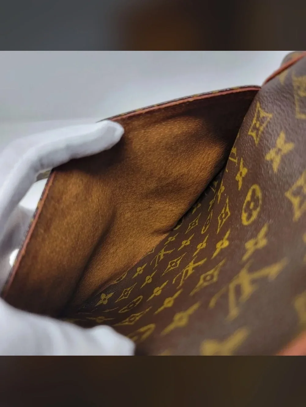 Louis Vuitton Monogram Messenger Bag in Brown